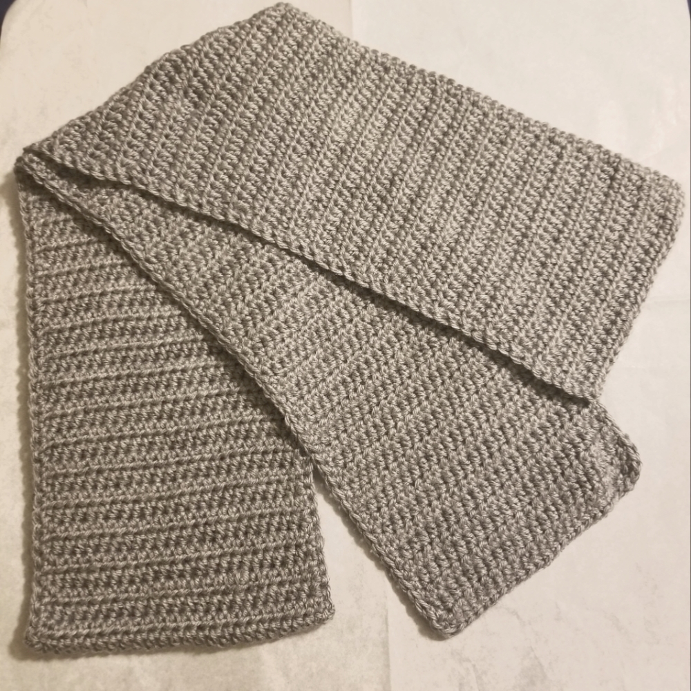 Beautiful gray scarf